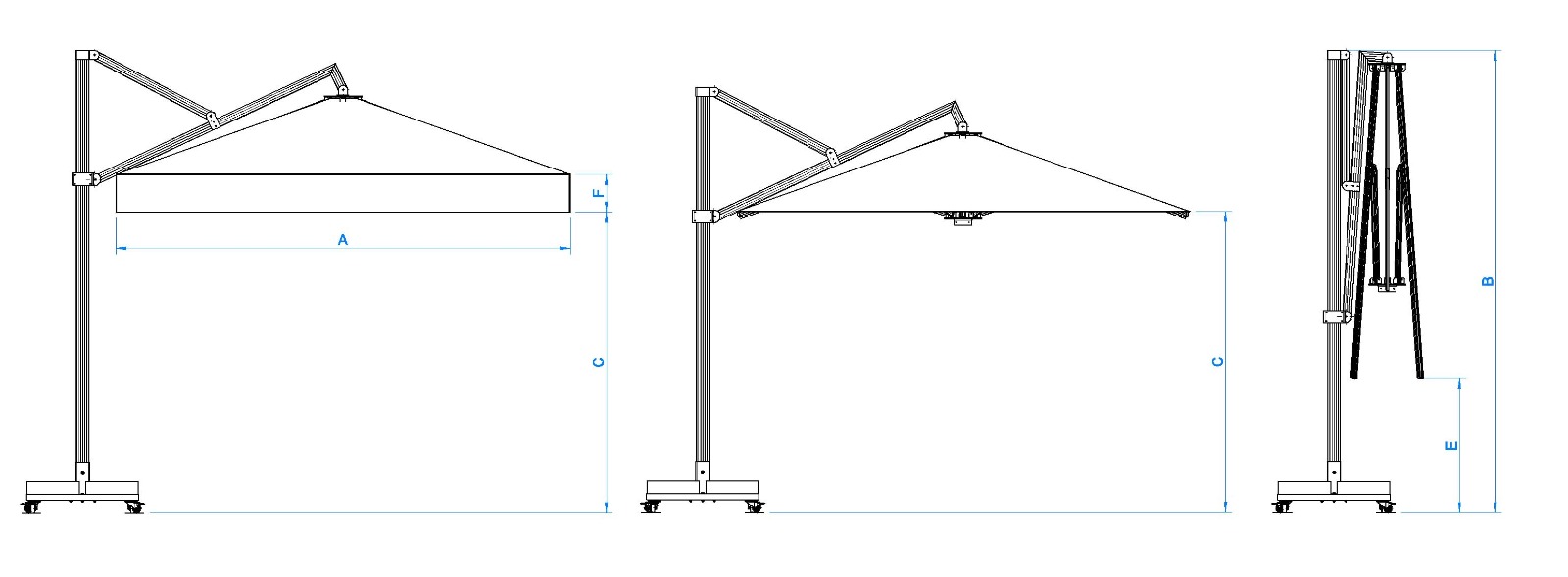 Taille parasol déporte