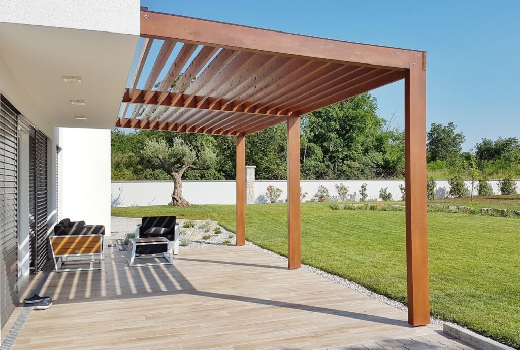 Pergola en bois