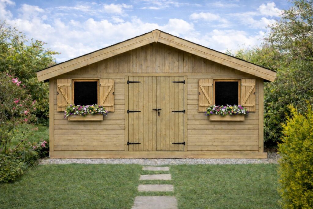 Abri de jardin en bois