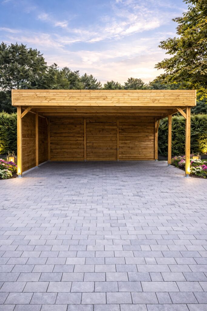 Carport en bois