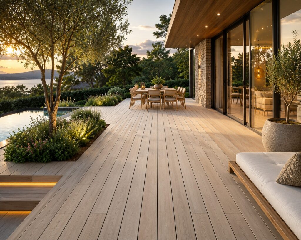 Terrasse en bois accoya