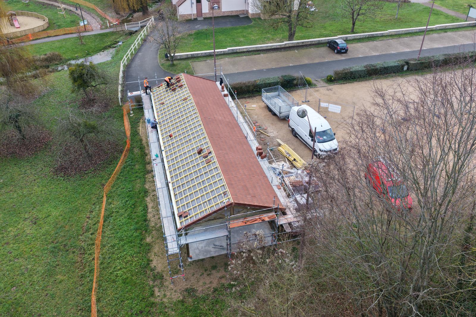 Bâtiment en construction