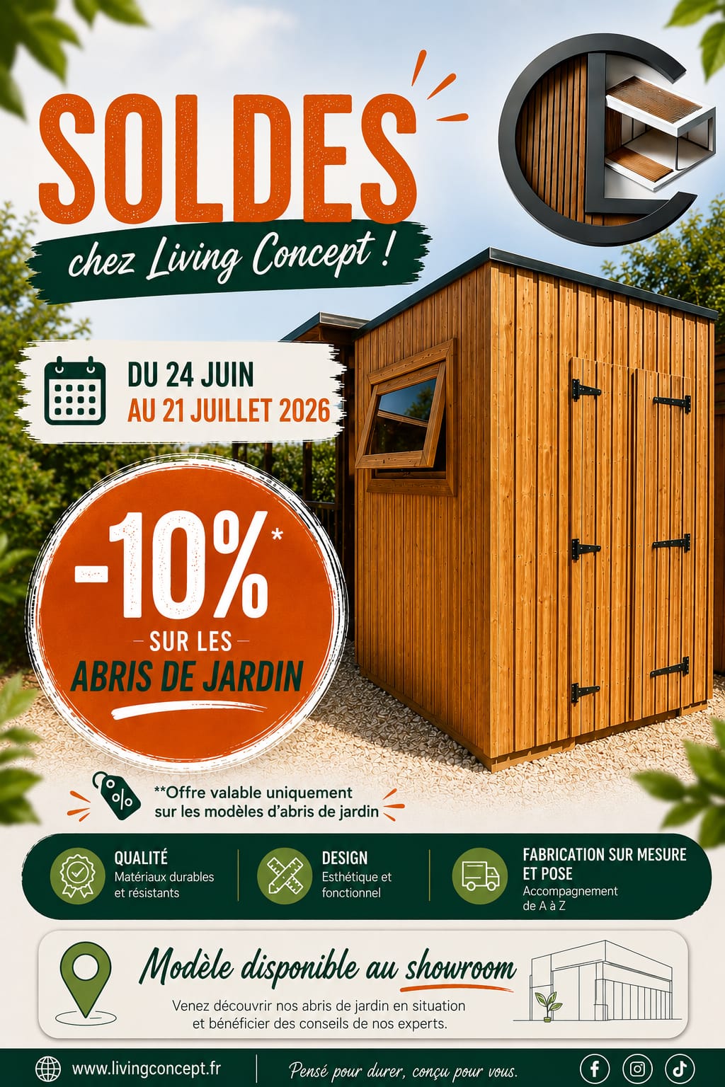 Image promotion abri de jardin