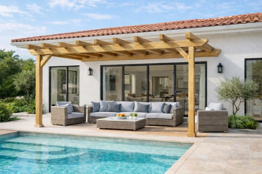 Pergola en bois sur mesure Living Concept