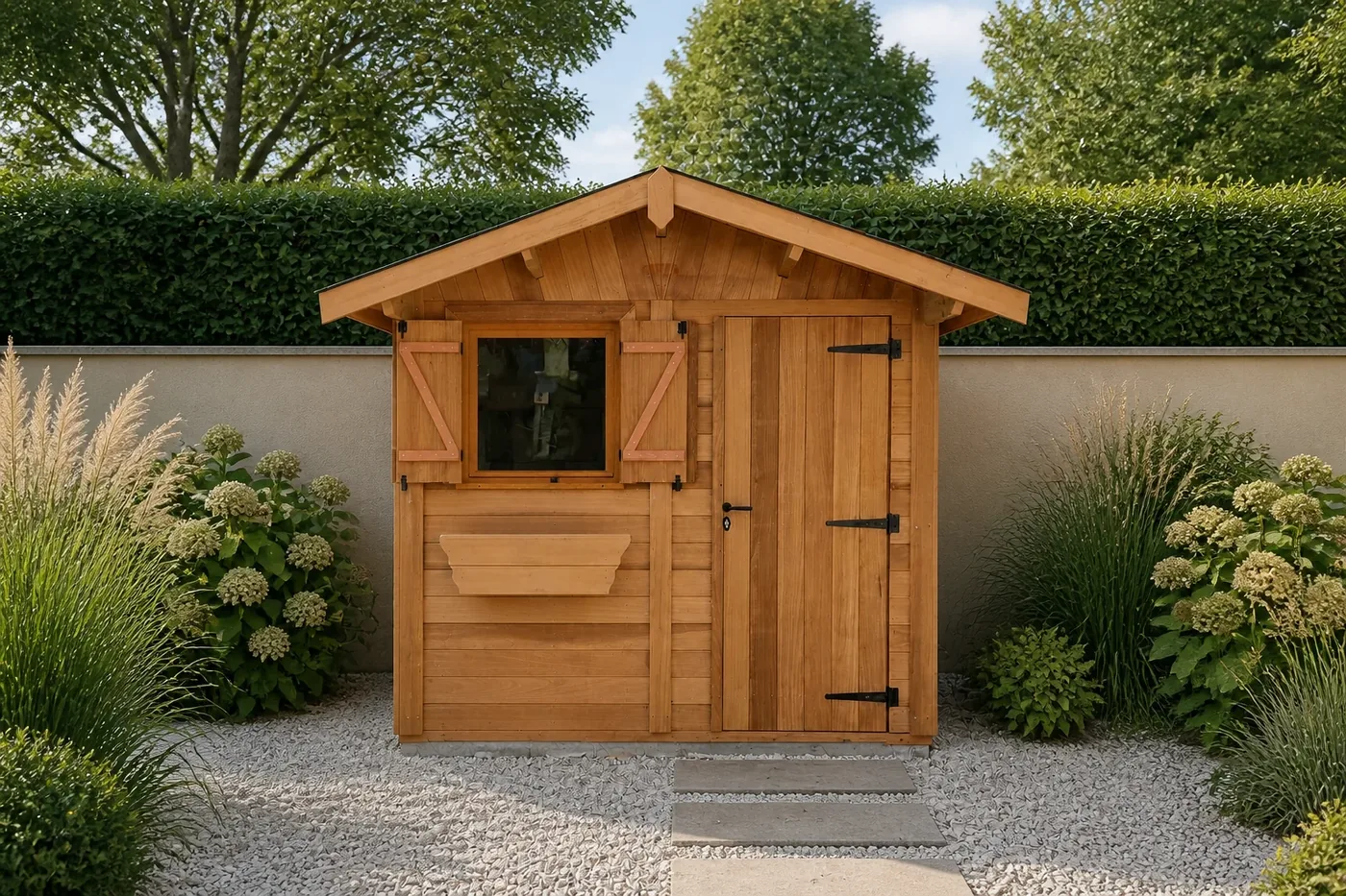 Abri de jardin Living Concept à découvrir au showroom